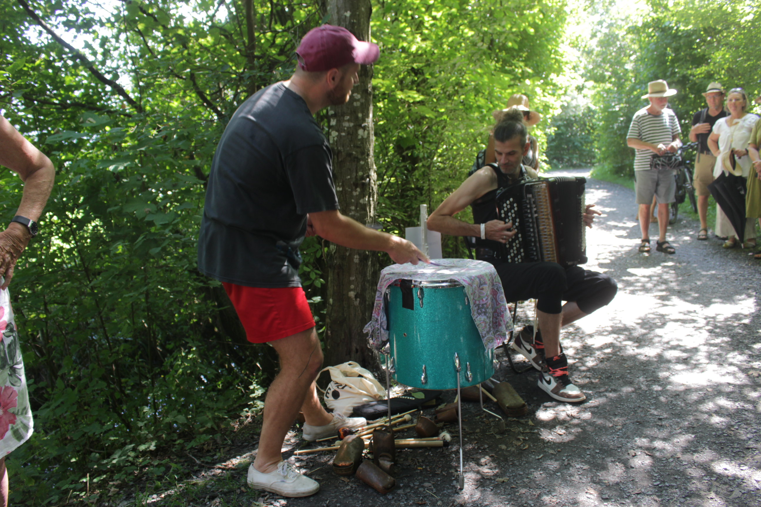 Vincent Peirani hinterlässt auch im Wald einen bleibenden Eindruck