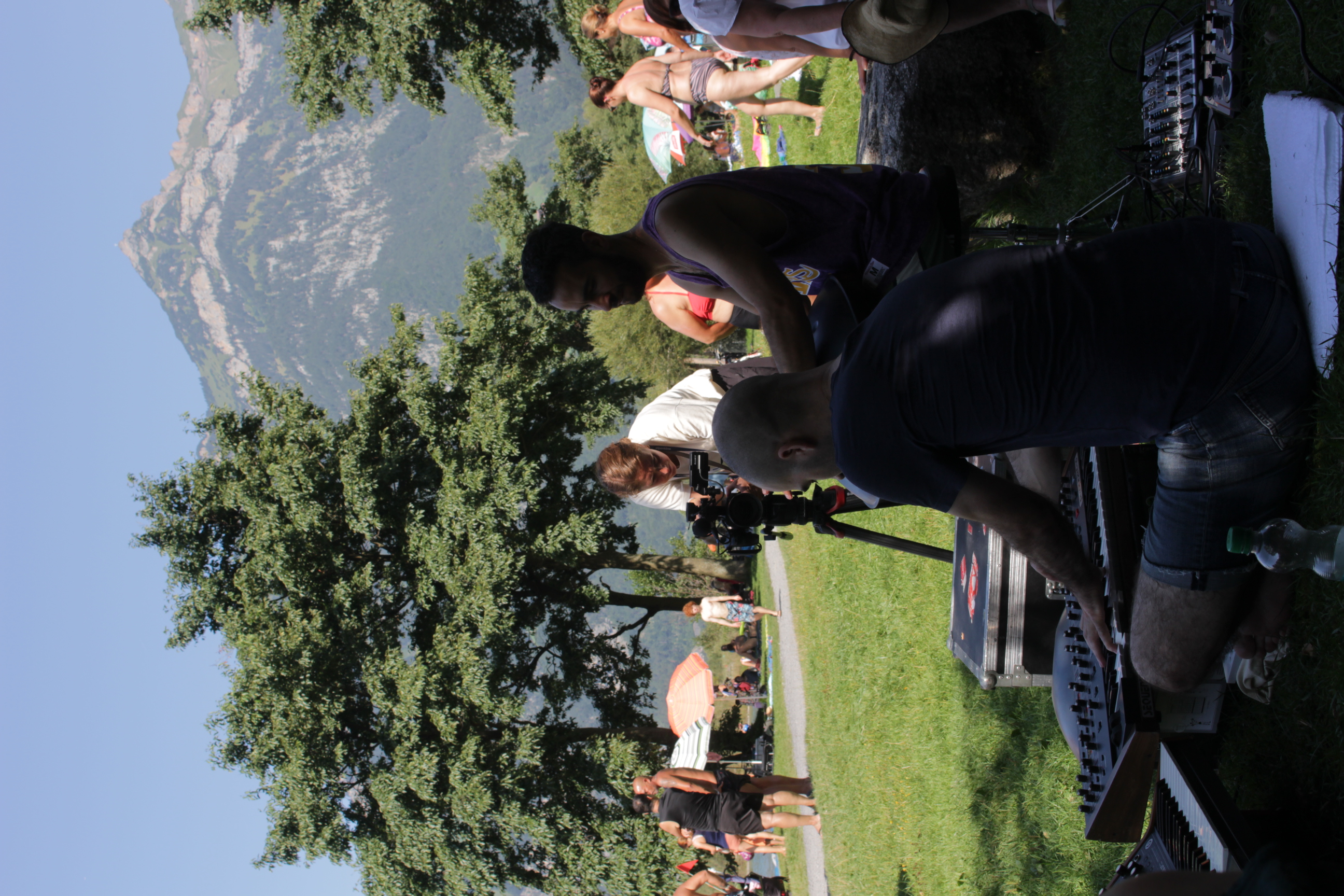 Favre und Delago vor dem Rophaien