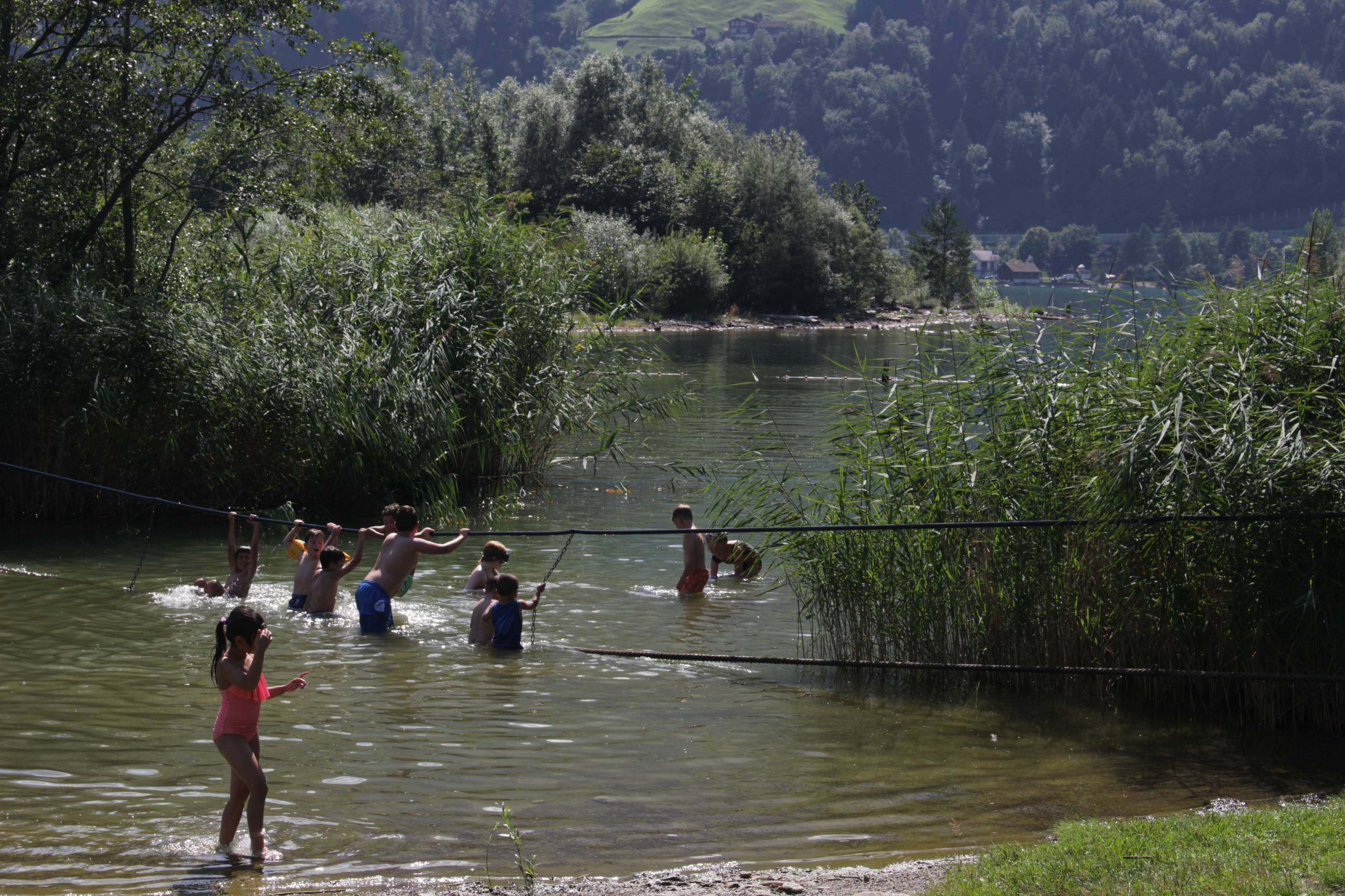 Vergnügen im Wasser